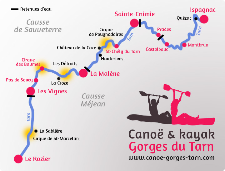 Cano Gorges Du Tarn Tous Les Parcours Et Offres De Location